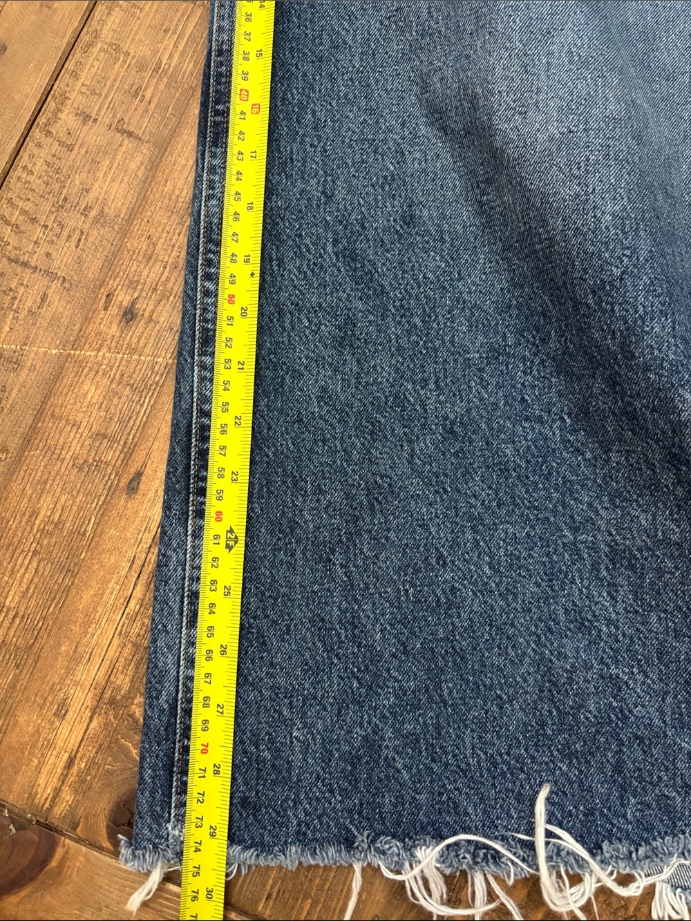 Agolde wide leg raw hem jeans - Picture 11 of 12